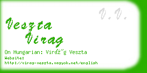 veszta virag business card